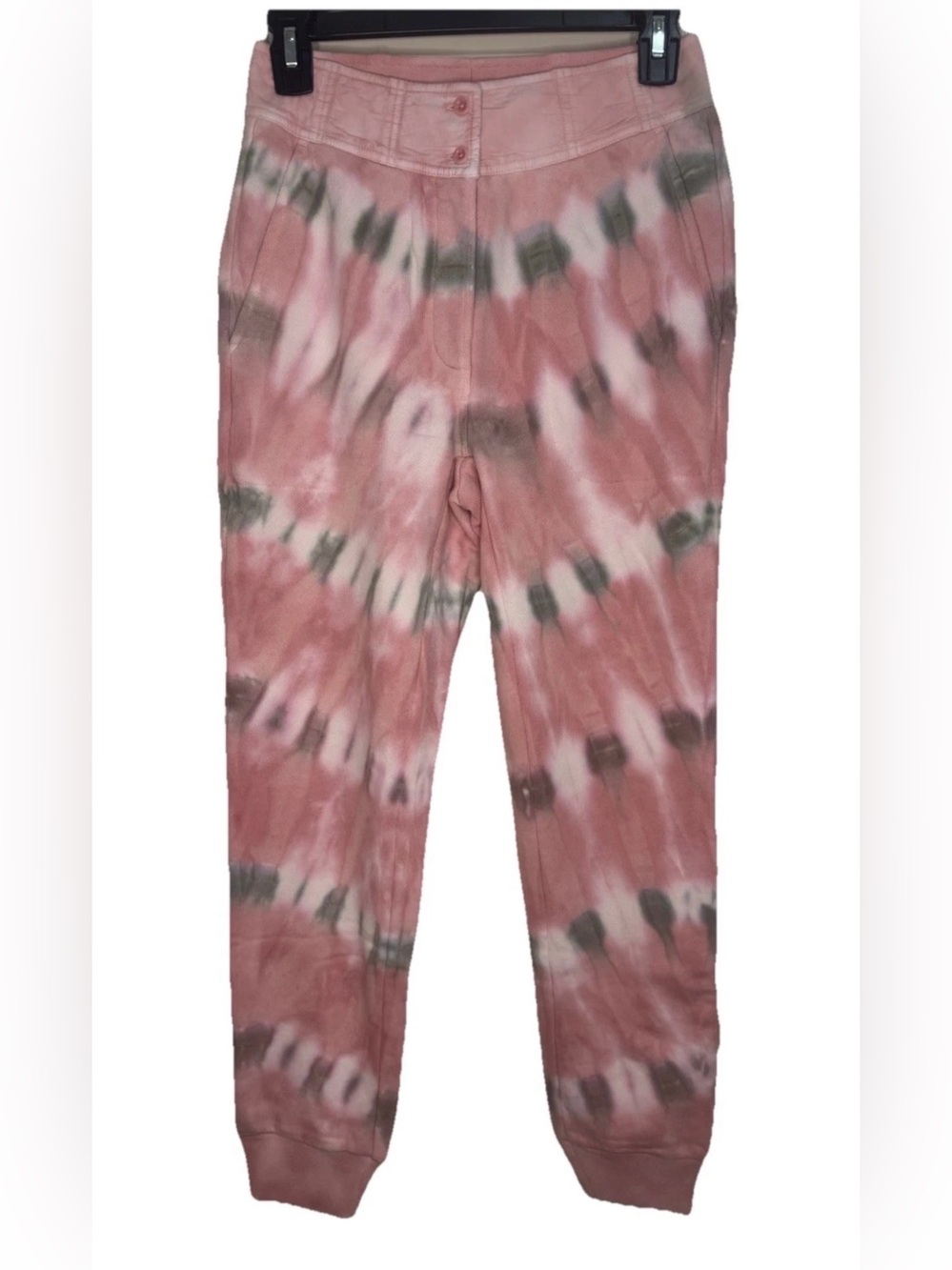 Something Navy Pink Tie-Dye Sweatpants